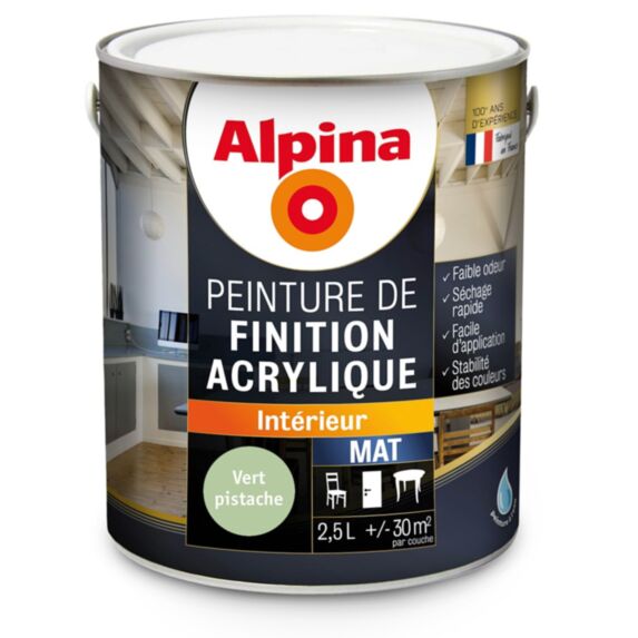 ACRYLIQUE MAT VERT PISTACHE 2.5L