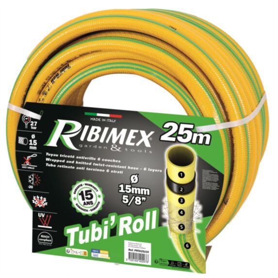 Tuyau d'arrosage tricoté Tubi'Roll - RIBIMEX