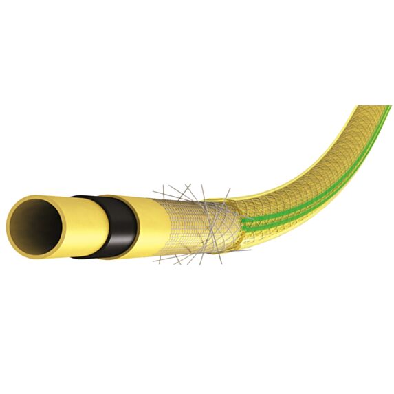 Tuyau arrosage antivrille 25mxØ19mm jaune - RIBIMEX