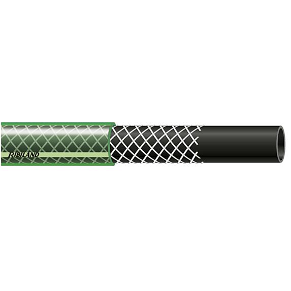 Tuyau arrosage guipé 25m Ø19mm vert - RIBIMEX