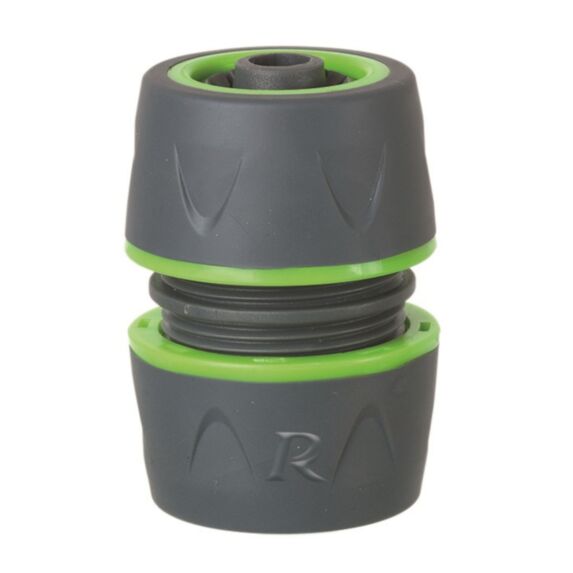 Raccord réparateur bimatière Ø12/15mm gris - RIBIMEX