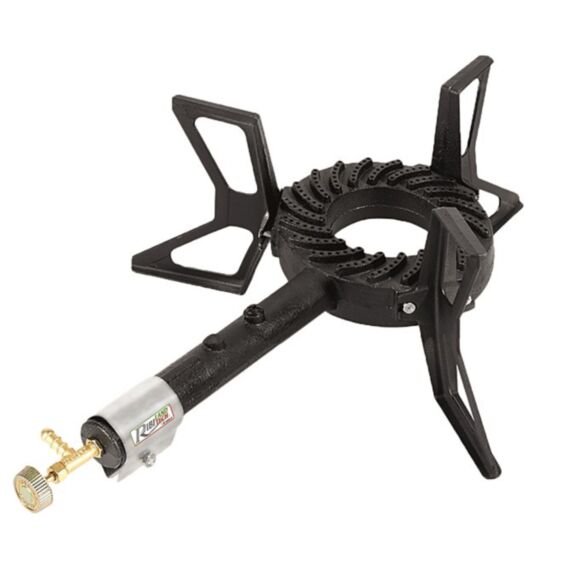 Réchaud gaz 3 pieds fonte brûleur fonte - RIBIMEX