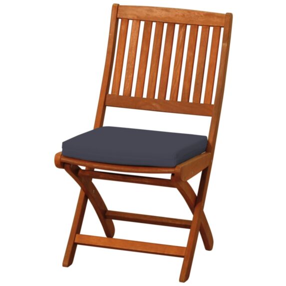 Galette carrée déhoussable 38x38x5cm gris anthracite - TENDANCES & CREATIONS