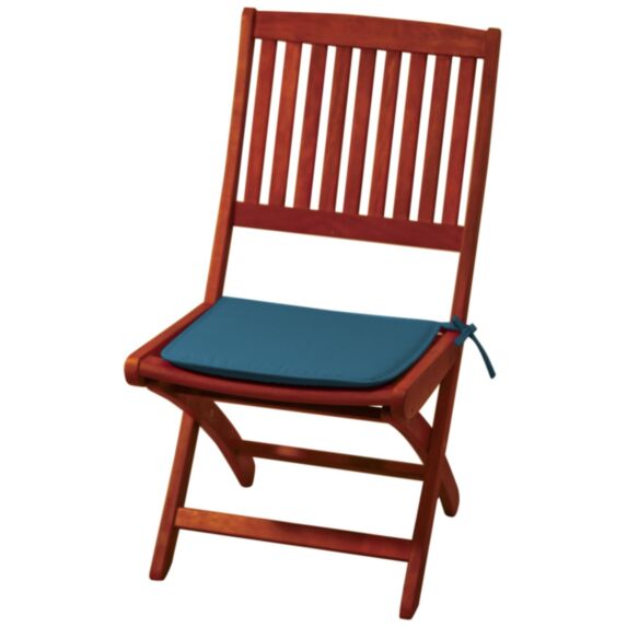 Galette de chaise carrée 38x38x3 cm Rouge