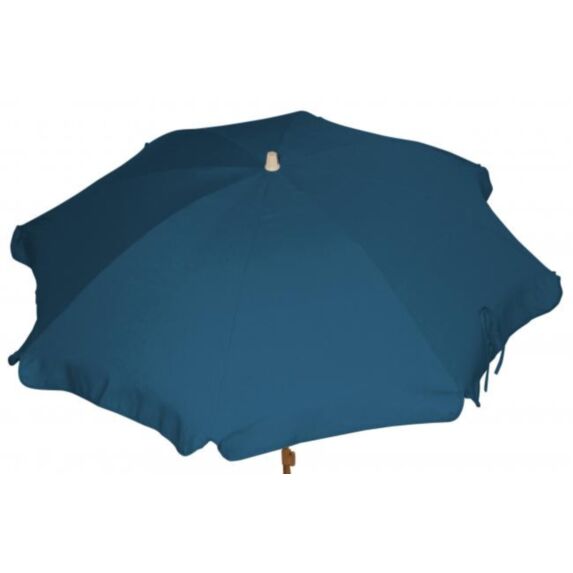 Parasol incliné bleu canard