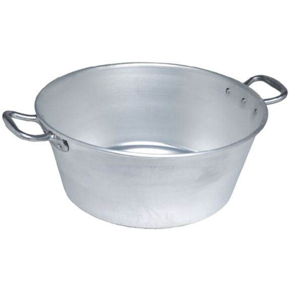 Bassine Aluminium Ø45cm 21L Ép.1,5mm - LE PRATIQUE