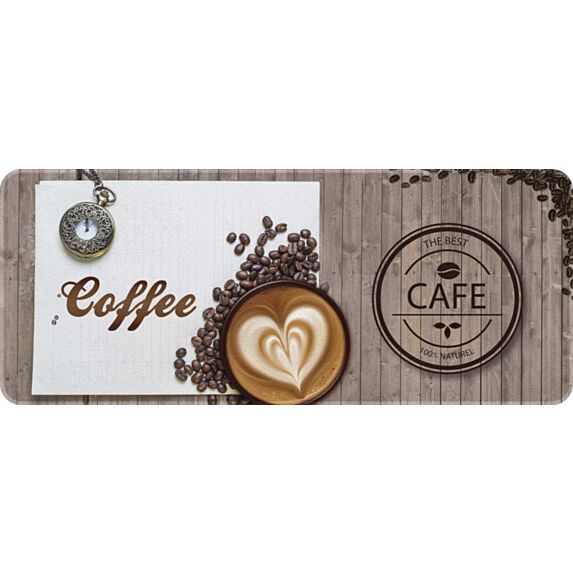 Tapis de cuisine coffee - 120 x 50