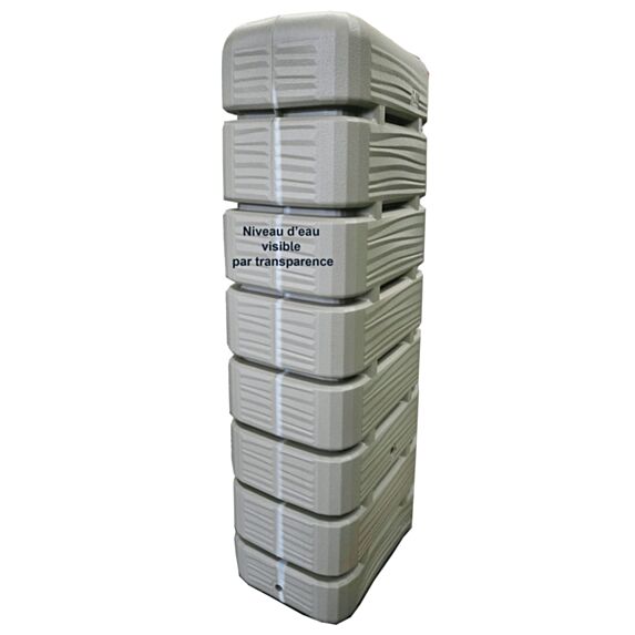 Récupérateur d'eau dune matière plastique grège 320L - BELLI
