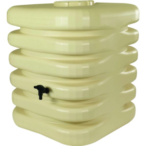 Récupérateur eau de pluie 1000L Cubique beige - BELLI