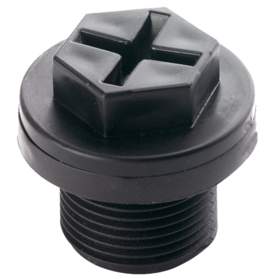 Gros bouchon de vidange 26/34 noir