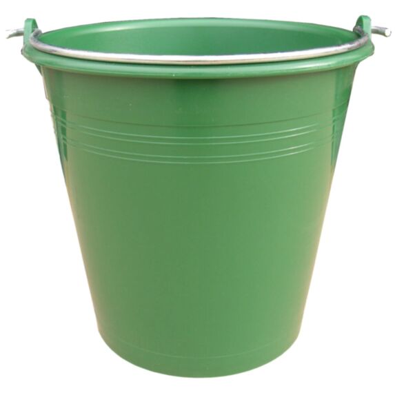 Seau rural gradué vert 12L