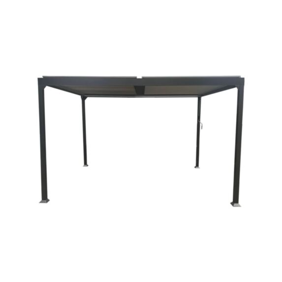 Pergola autoportante bioclimatique Maia aluminium 3x3m - COULEURS DU MONDE