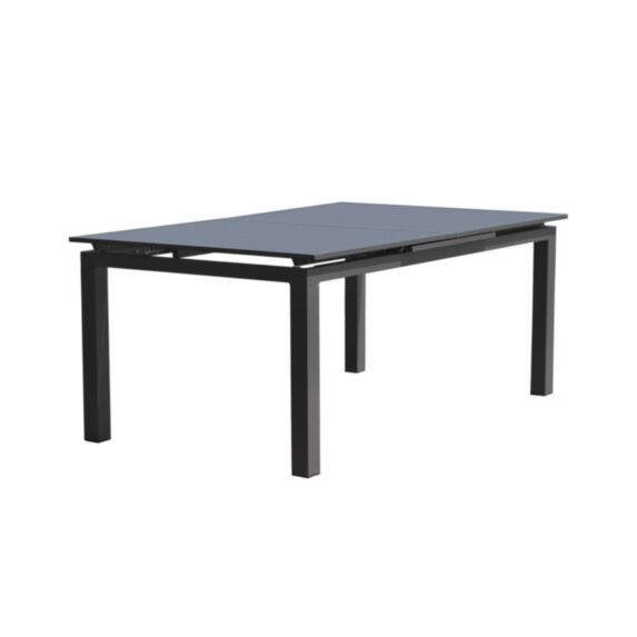 Table de jardin alu 8-10 places MIAMI 180/240x100cm anthracite - DCB GARDEN