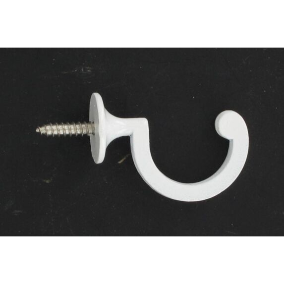 Lot de 2 gonds crosse  - blanc