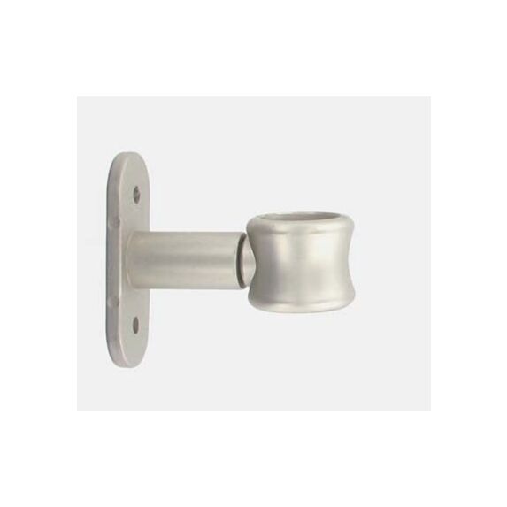 Lot de 2 supports simple ⌀ 20 50 mm - argent mat