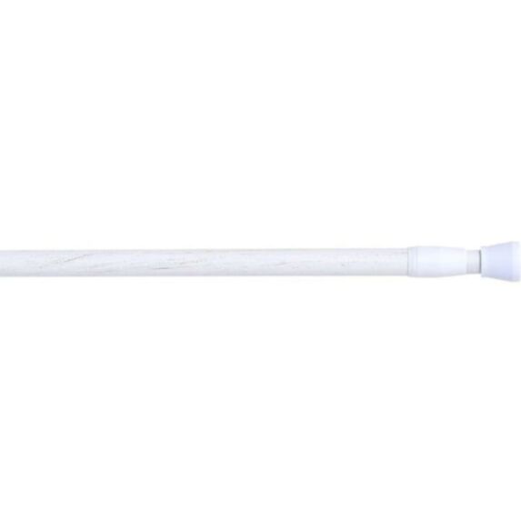 Tringle extensible entre-murs Ø22 L70-120 cm blanc/or - LUANCE
