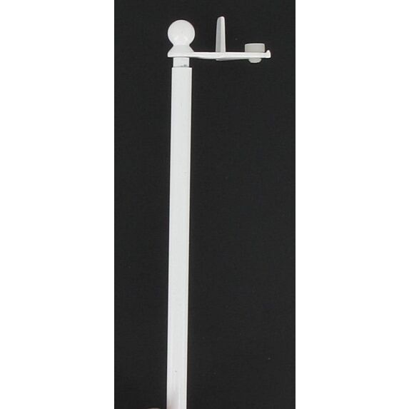 Tringle fix'vit autobloquante d10 mm extensible 80/120 cm - blanc