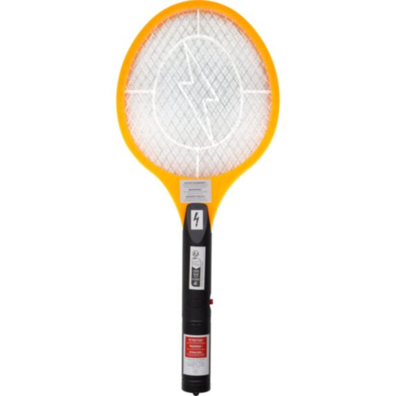 Raquette électrique anti insectes orange