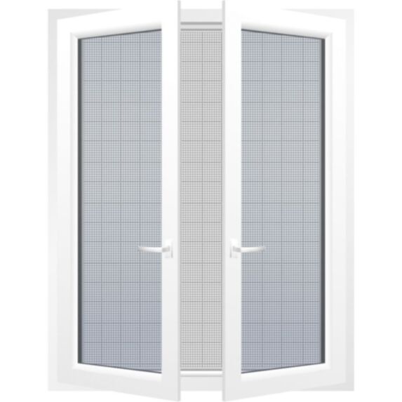 Toile moustiquaire 250 x 250 cm blanc