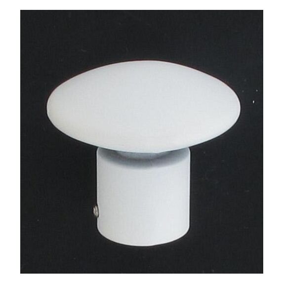 Lot de 2 embouts champignon ⌀ 20 - blanc mat