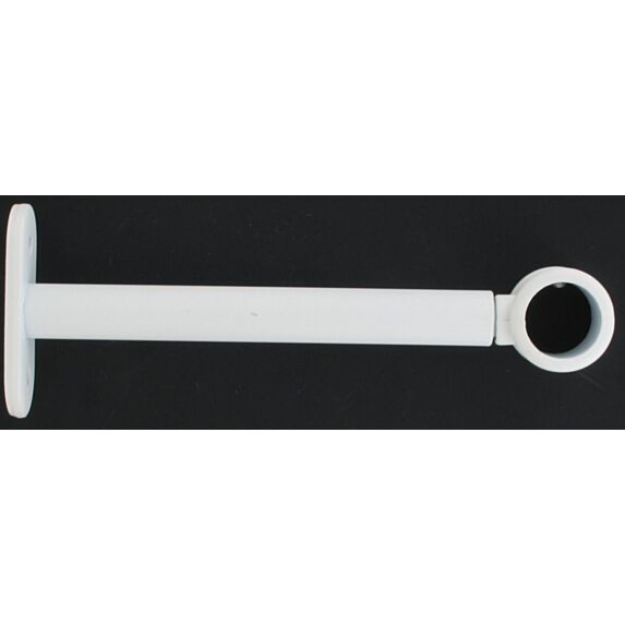 Lot de 2 supports simple ⌀ 20 150 mm - blanc mat