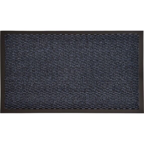 Tapis Lisa polypro/PVC bleu - 80 x 60