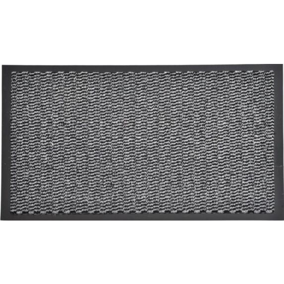 Tapis Lisa polypro/PVC gris - 120 x 80 