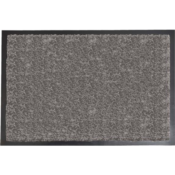 Tapis Baptiste polyamide/PVC taupe - 120 x 80 - LUANCE