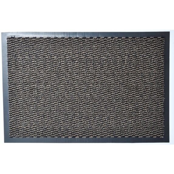 Tapis Lisa polypro/PVC taupe - 80 x 60