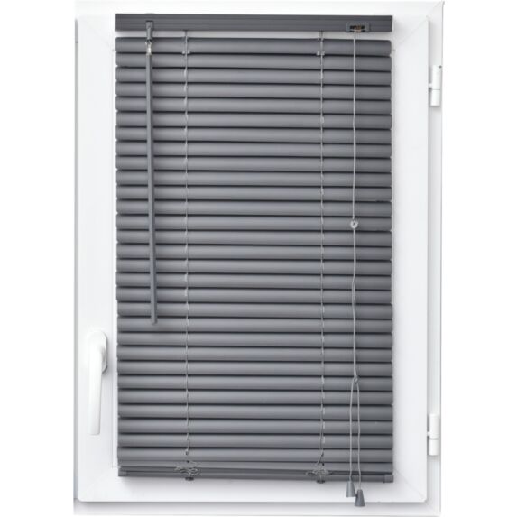 Store vénitien PVC 40x130cm gris anthracite