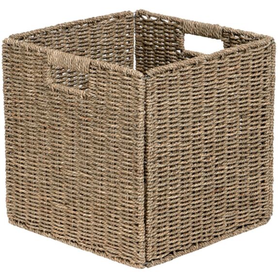 Bac de rangement pliable jonc de mer