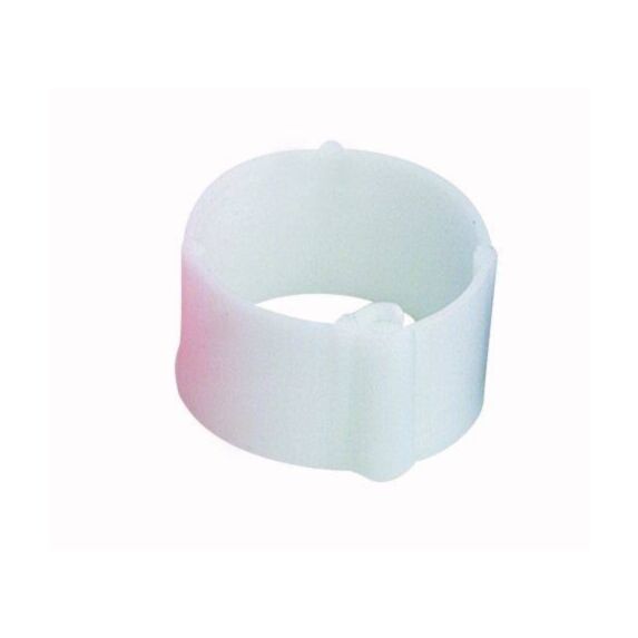25 Bagues à clips Ø8mm Blanc - CHICK’A