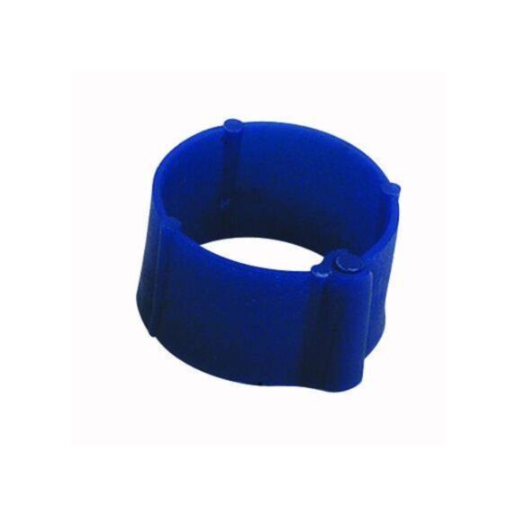 25 Bagues à clips Ø16mm Bleue - CHICK’A