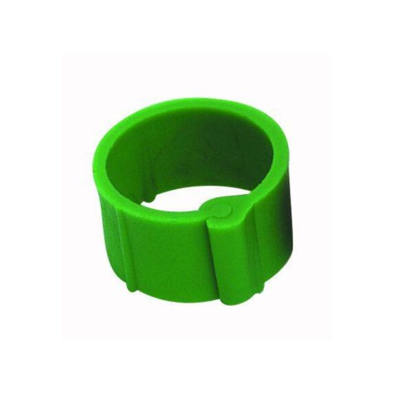 25 Bagues à clips Ø8mm Verte - CHICK’A