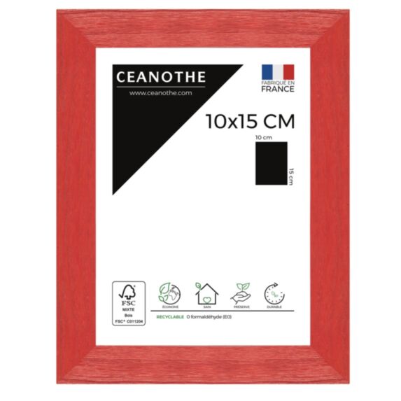 Cadre Photo 10x15cm Cerise