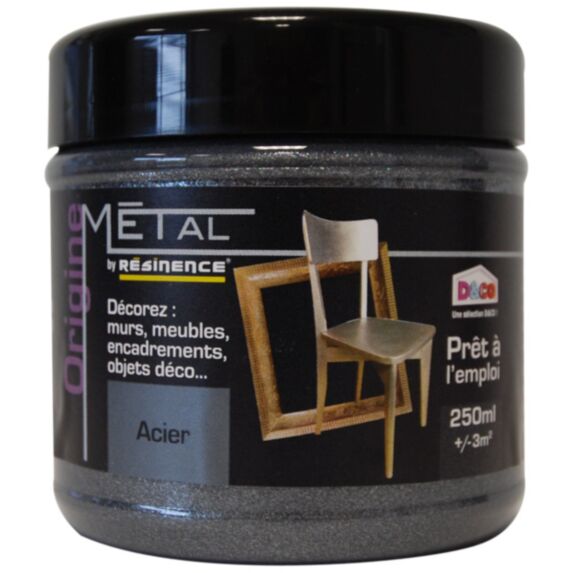 Résine multisupport origine métal 250 ml acier - RESINENCE