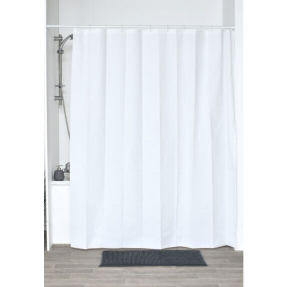 Rideau de douche Peva 180 x 200 cm blanc - TENDANCE