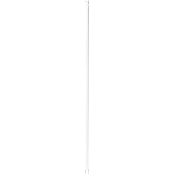 Barre de douche aluminium 135-250 cm - blanc