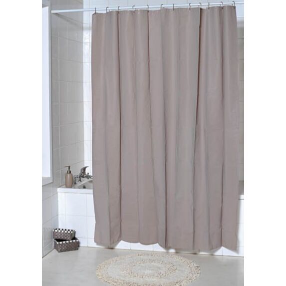Rideau de douche peva 180 x 200 cm - taupe