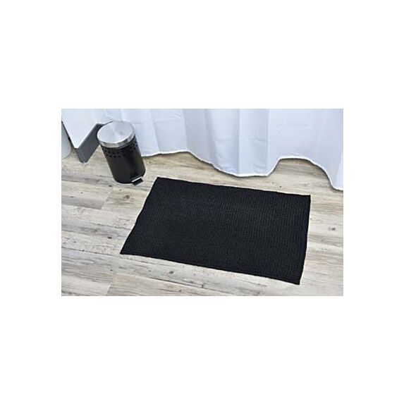 Tapis microfibre boules 45 x 75 cm noir