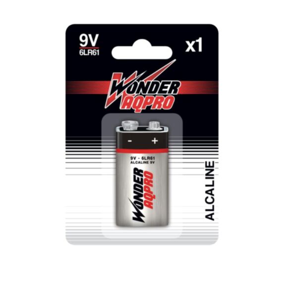 Pile Alcaline 9V / 6LR61 Wonder