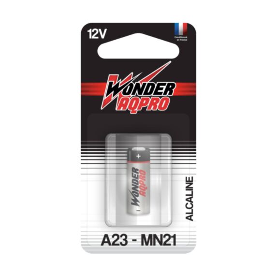 Pile Alcaline A23 12V Wonder Type 23A / V23GA