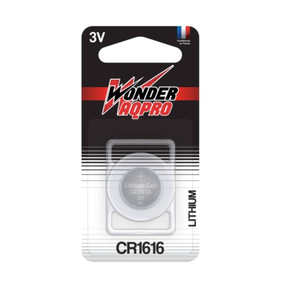 Pile Bouton Lithium CR1616 3V Wonder