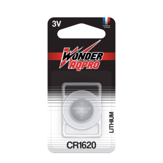 Pile Bouton Lithium CR1620 3V Wonder