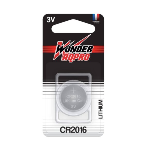 Pile Bouton Lithium CR2016 3V Wonder
