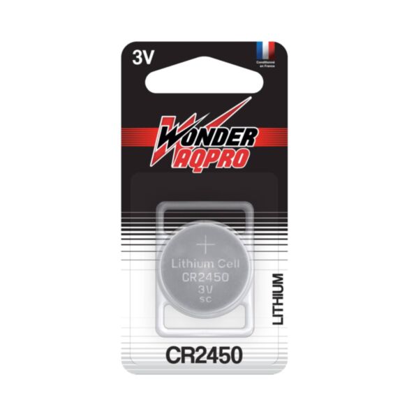 Pile Bouton Lithium CR2450 3V Wonder