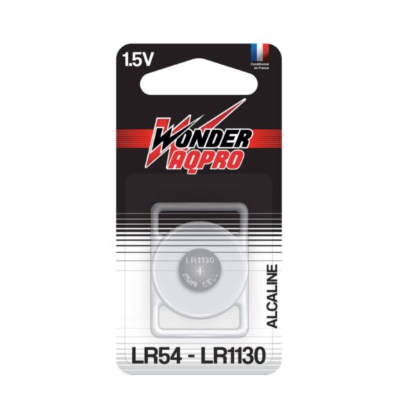 Pile Bouton Alcaline LR54 1,5V Wonder Type 189 / V10GA
