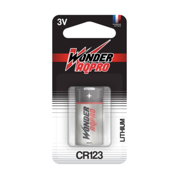 Pile Lithium CR123A 3V Wonder Type CR17345 / 123AP