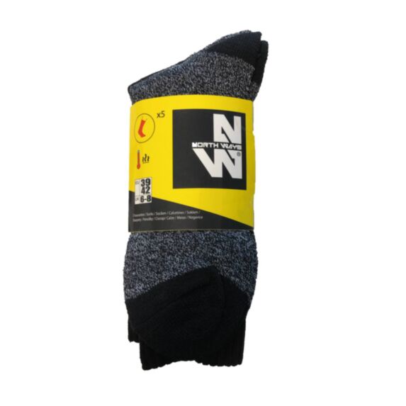 Chaussette Billy 43-46 noir/gris