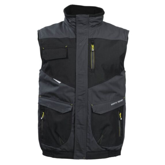 Gilet de travail Ali T.S gris/noir - NORTH WAYS